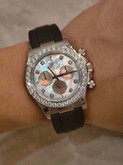 Rolex Cosmograph Daytona 126589RBR Replica Watches MOP Dial Weight 154 Grams FH Factory 40mm - Image 7