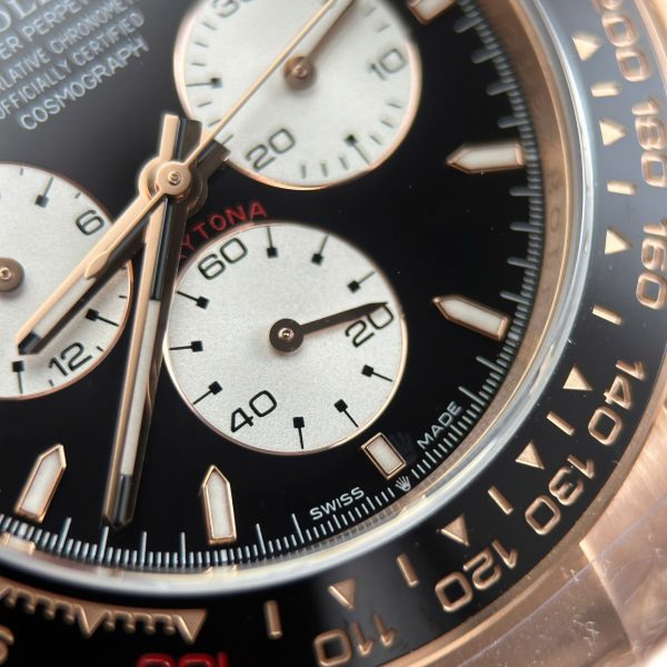 Rolex Cosmograph Daytona Le Mans 126525LN Rose Gold Imitation Watches Weight 173 Grams QF Factory 40mm - Image 10