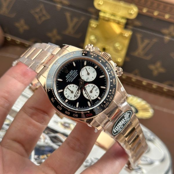 Rolex Cosmograph Daytona Le Mans 126525LN Rose Gold Imitation Watches Weight 173 Grams QF Factory 40mm - Image 4