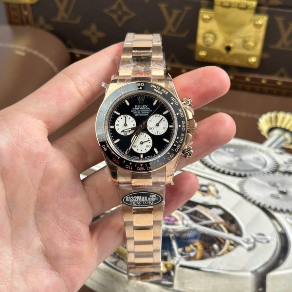 Rolex Cosmograph Daytona Le Mans 126525LN Rose Gold Imitation Watches Weight 173 Grams QF Factory 40mm - Image 2