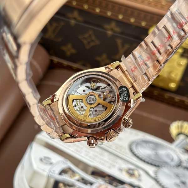 Rolex Cosmograph Daytona Le Mans 126525LN Rose Gold Imitation Watches Weight 173 Grams QF Factory 40mm - Image 16