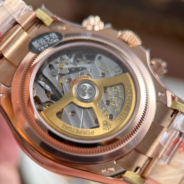 Rolex Cosmograph Daytona Le Mans 126525LN Rose Gold Imitation Watches Weight 173 Grams QF Factory 40mm - Image 15