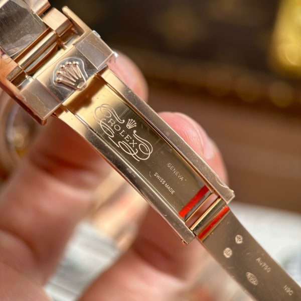 Rolex Cosmograph Daytona Le Mans 126525LN Rose Gold Imitation Watches Weight 173 Grams QF Factory 40mm - Image 19