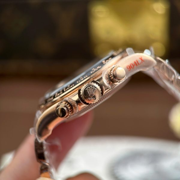 Rolex Cosmograph Daytona Le Mans 126525LN Rose Gold Imitation Watches Weight 173 Grams QF Factory 40mm - Image 13