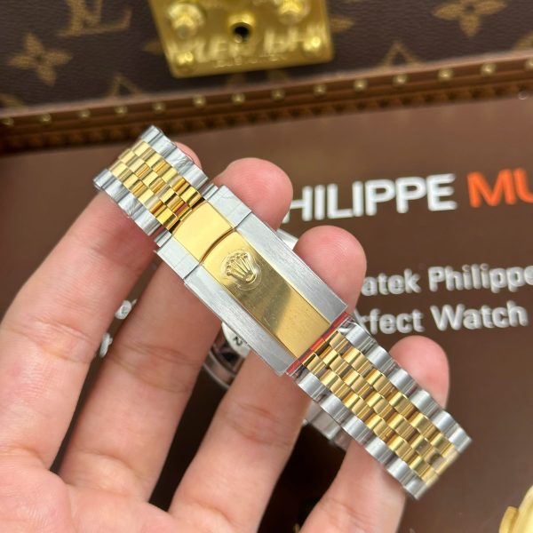 Rolex DateJust 126231 Replica Watches Brick Dial Bezel Diamonds CZ VS Factory 36mm - Image 12