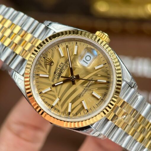 Rolex DateJust 126233 Best Replica Watches Tropical Leaf Dial Automatic Movement VS Factory 36mm - Image 5