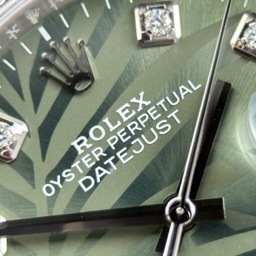 Rolex DateJust 126234 Replica Watches Green Dial With Leaf Pattern VS Factory 36mm - Image 5