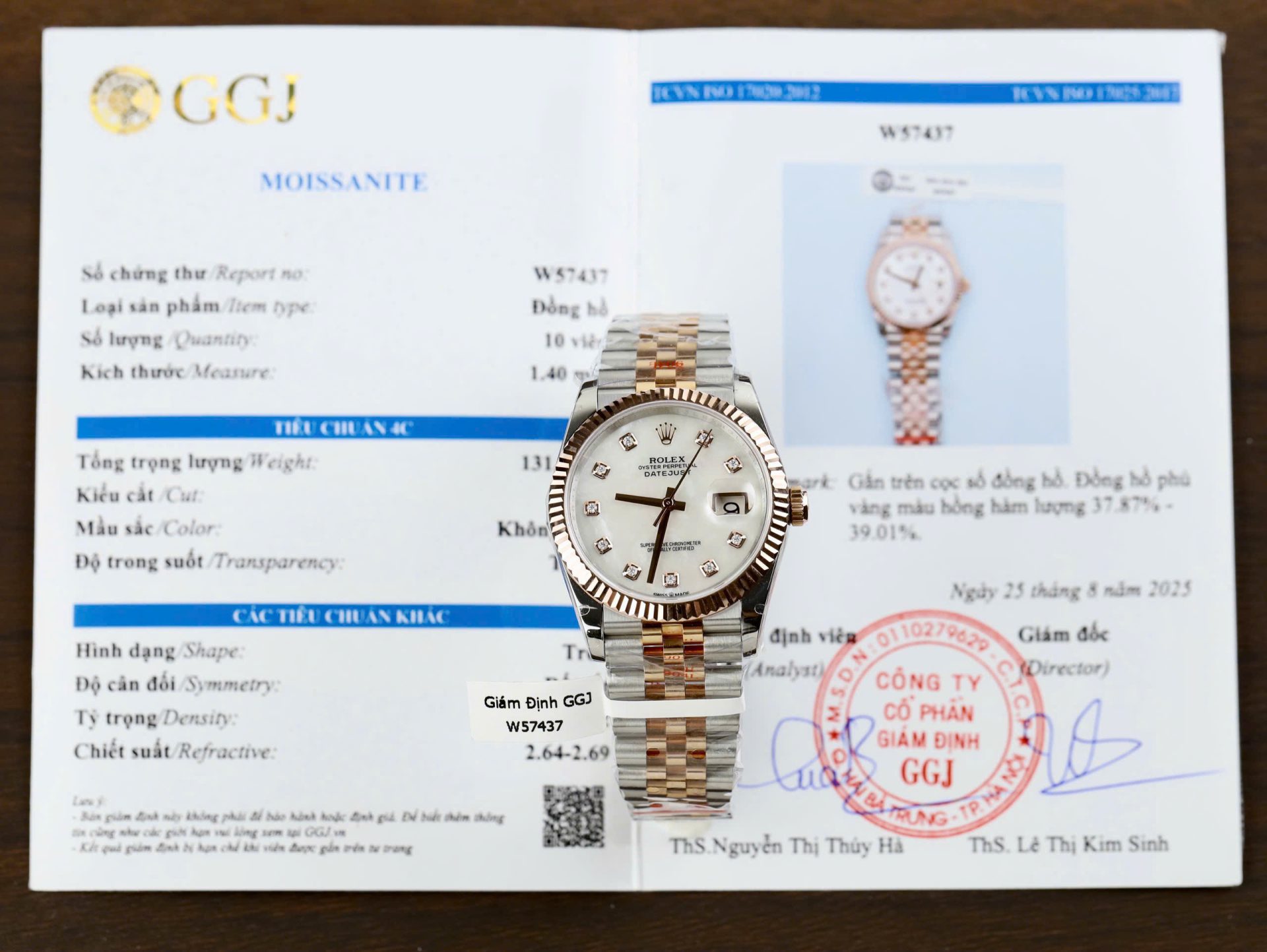 Rolex DateJust MOP Dial Imitation Watches 18K Gold Wrapped Custom GM Factory 36mm