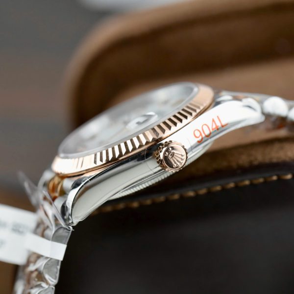 Rolex DateJust MOP Dial Imitation Watches 18K Gold Wrapped Custom GM Factory 36mm - Image 8