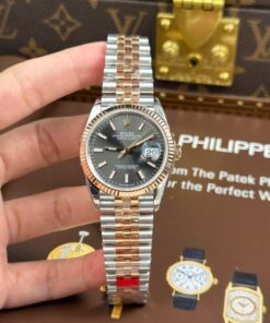 Alternative view of Rolex DateJust Imitation Watches Gray Dial Automatic Movement VS Factory 36mm