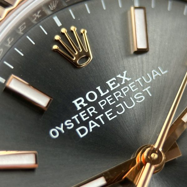 Rolex DateJust Imitation Watches Gray Dial Automatic Movement VS Factory 36mm - Image 5