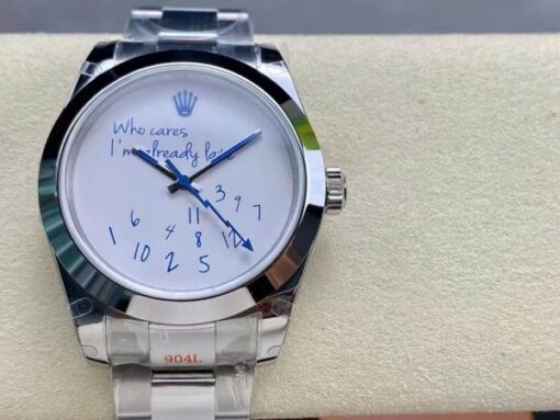 Rolex DateJust Who Cares I’m Already late Best Replica Watches Automatic Movement 41mm - Image 6