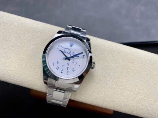 Rolex DateJust Who Cares I’m Already late Best Replica Watches Automatic Movement 41mm - Image 2