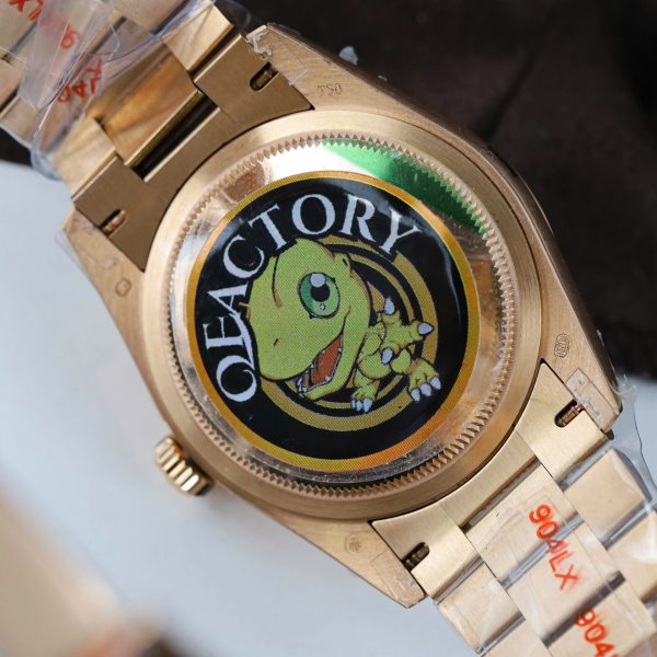 Rolex Day-Date 128235 Imitation Watches MOP Dial Weight 156 Grams QF Factory 36mm - Image 10