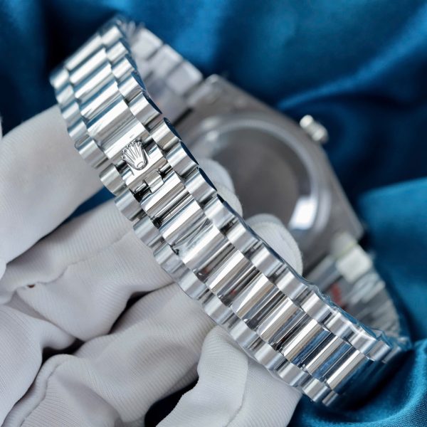 Rolex Day-Date 128239 Replica Watches Blue Ombre Dial Weight ~157 Grams QF Factory 36mm - Image 11