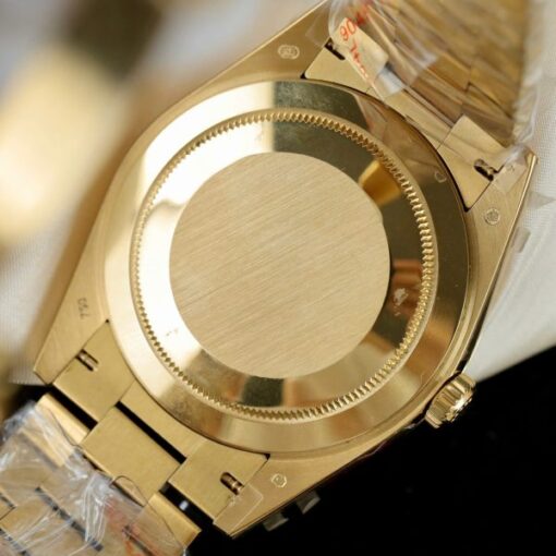 Rolex Day-Date Replica Watches Black Dial President Strap GM Factory 40mm - Image 11