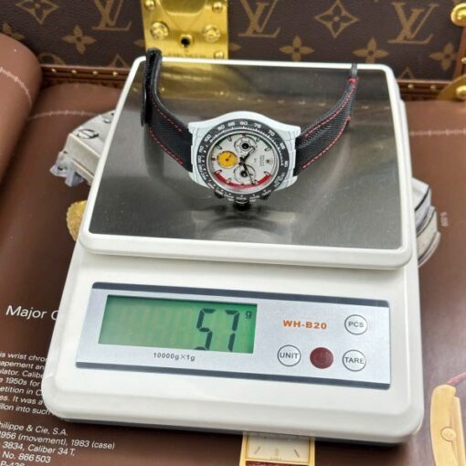 Rolex Daytona DiW Ferrari Knock Off Watches White Carbon Super Light 40mm - Image 3