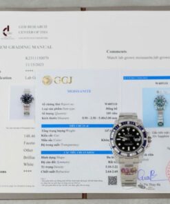 Alternative view of Rolex GMT-MASTER II 116759SARU Knock Off Watches Moissanite Diamonds Custom Clean Factory 40mm