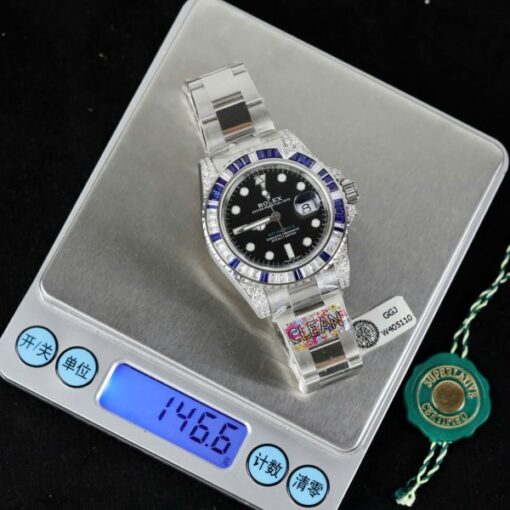 Rolex GMT-MASTER II 116759SARU Knock Off Watches Moissanite Diamonds Custom Clean Factory 40mm - Image 3