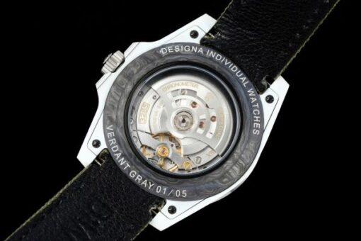 Rolex GMT-Master II DiW Replica Watches Gray Dial Fabic Strap 40mm - Image 9