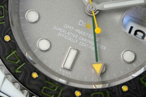 Rolex GMT-Master II DiW Replica Watches Gray Dial Fabic Strap 40mm - Image 6