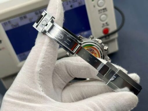 Rolex Luxury Fake Watches Cosmograph Daytona 126519LN Black Dial Oysterflex Strap QF Factory 40mm - Image 10