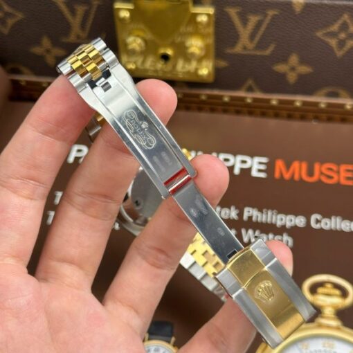 Rolex Replica Watches DateJust 126231 Brick Dial Bezel Diamonds CZ VS Factory 36mm - Image 14
