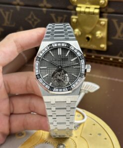 Audemars Piguet Replica Watches Royal Oak Selfwinding Flying Tourbillon 26730BC Dial Gray 41mm
