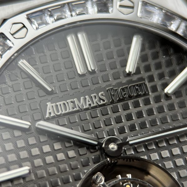 Audemars Piguet Replica Watches Royal Oak Selfwinding Flying Tourbillon 26730BC Dial Gray 41mm - Image 6