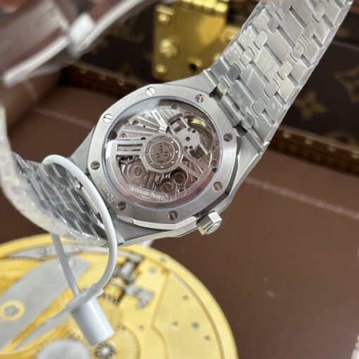 Audemars Piguet Replica Watches Royal Oak Selfwinding Flying Tourbillon 26730BC Dial Gray 41mm - Image 12