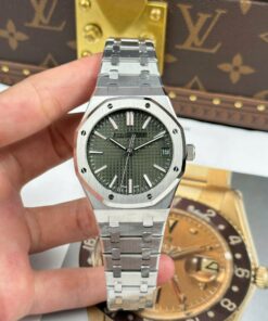Audemars Piguet Royal Oak 15510ST Replica Watches Green Dial Metal Wire APS Factory 41mm