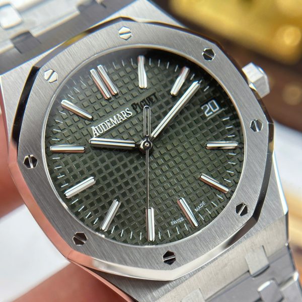 Audemars Piguet Royal Oak 15510ST Replica Watches Green Dial Metal Wire APS Factory 41mm - Image 5