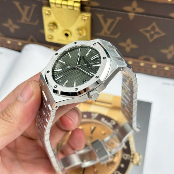 Audemars Piguet Royal Oak 15510ST Replica Watches Green Dial Metal Wire APS Factory 41mm - Image 4