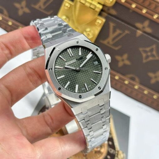 Audemars Piguet Royal Oak 15510ST Replica Watches Green Dial Metal Wire APS Factory 41mm - Image 3
