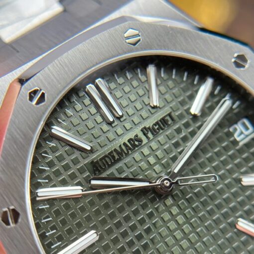Audemars Piguet Royal Oak 15510ST Replica Watches Green Dial Metal Wire APS Factory 41mm - Image 6