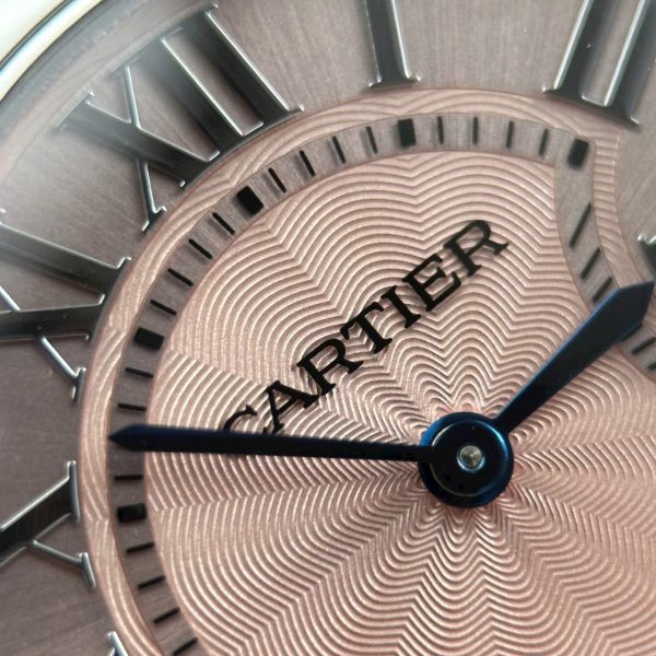 Cartier Ballon Bleu Fake Watches Pink Dial Quartz Movement AF Factory 33mm - Image 6