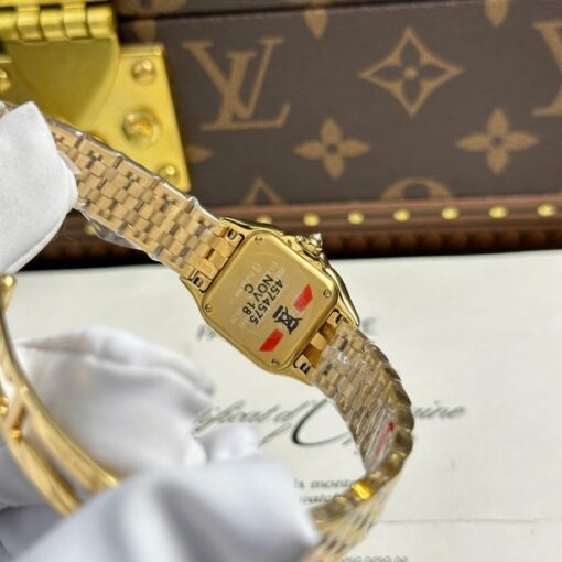 Cartier Panthere Women Replica Watch White Dial Quartz Movement BV Factory 23x30mm - Image 9