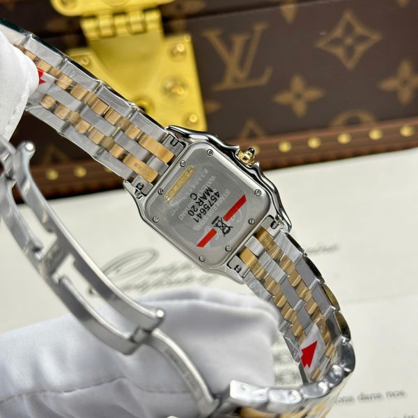 Cartier Panthere Fake Watches White Dial Metal Wire BV Factory 27x36mm - Image 10