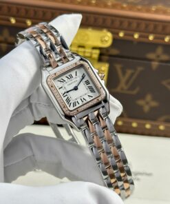 Cartier Panthere White Dial Knock Off Watches Quartz Movement BV Factory 27x36mm