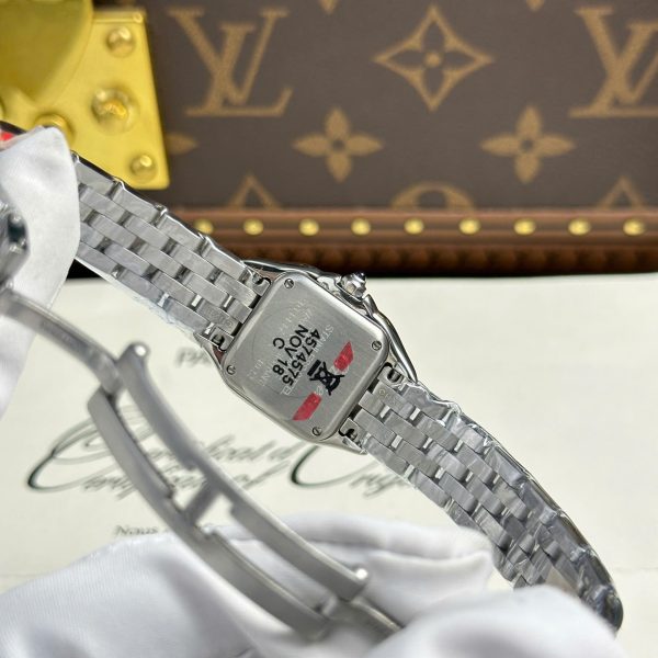 Cartier Panthere Mini Luxury Fake Watches White Dial Quartz Movement BV Factory 23x30mm - Image 9