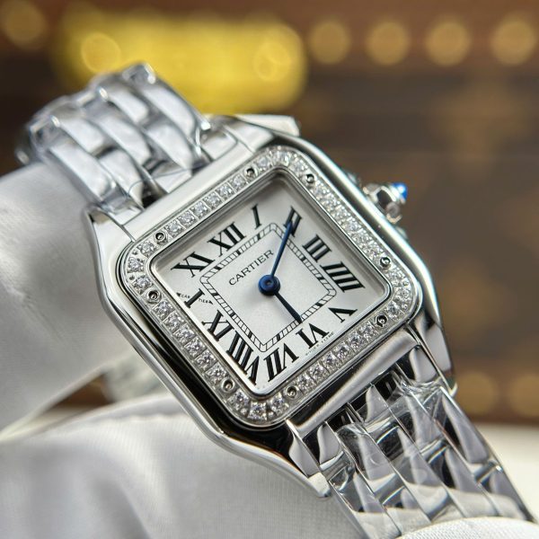 Cartier Panthere Mini Luxury Fake Watches White Dial Quartz Movement BV Factory 23x30mm - Image 5