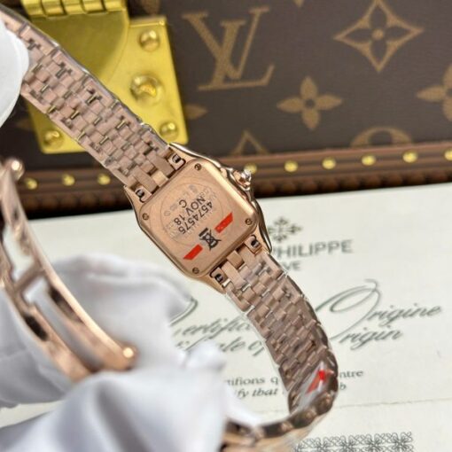 Cartier Panthere Women Luxury Imitation Watches White Dial Quartz Movement BV Factory 23x30mm - Image 9