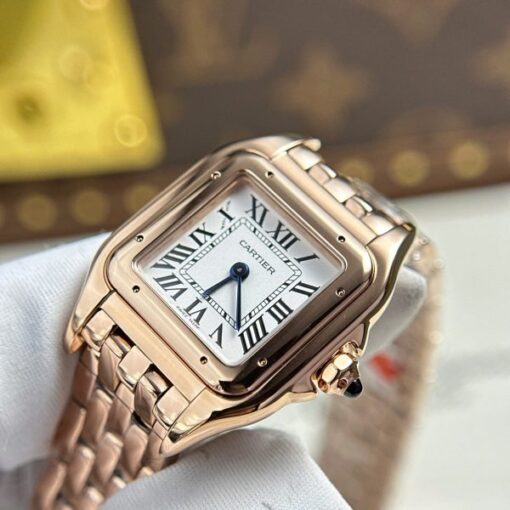 Cartier Panthere Women Luxury Imitation Watches White Dial Quartz Movement BV Factory 23x30mm - Image 6