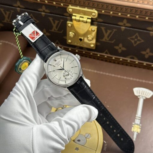 Rolex Cellini Dual Time 50529 Replica Watches White Dial Automatic Movement KZ Factory 39mm - Image 3