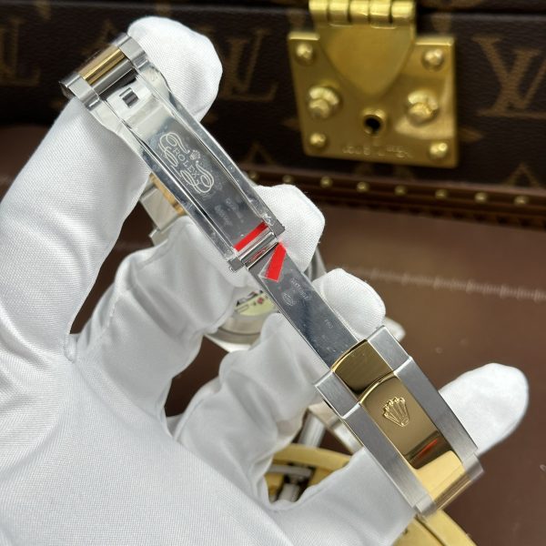 Rolex DateJust Luxury Fake Watches Yellow Dial Oyster Strap AR Factory 36mm - Image 15