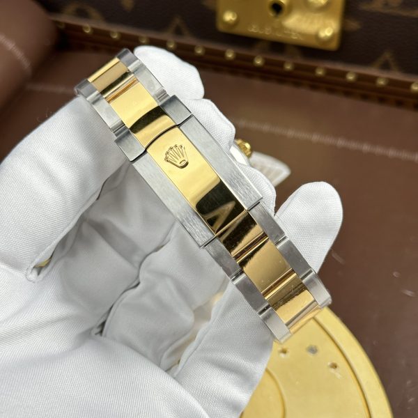Rolex DateJust Luxury Fake Watches Yellow Dial Oyster Strap AR Factory 36mm - Image 14