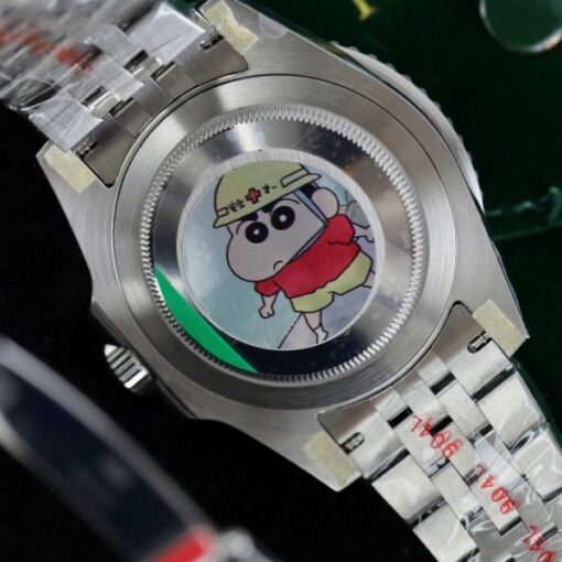Rolex GMT-Master II Replica Watches Black Dial Bezel Blue Ceramic Jubilee Strap AR Factory 40mm - Image 10