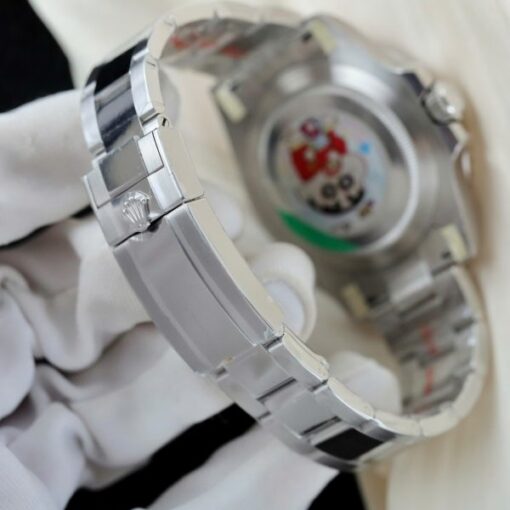 Rolex GMT-Master II Imitation Watches Black Dial Bezel Blue Ceramic Oyster Strap AR Factory 40mm - Image 12