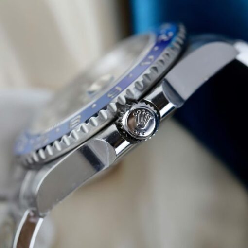 Rolex GMT-Master II Imitation Watches Black Dial Bezel Blue Ceramic Oyster Strap AR Factory 40mm - Image 10