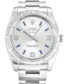 Alternative view of Rolex Air-King Silver Dial 114210-2